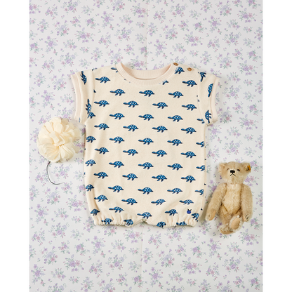 Emile Et Ida AO Printed Romper for babies