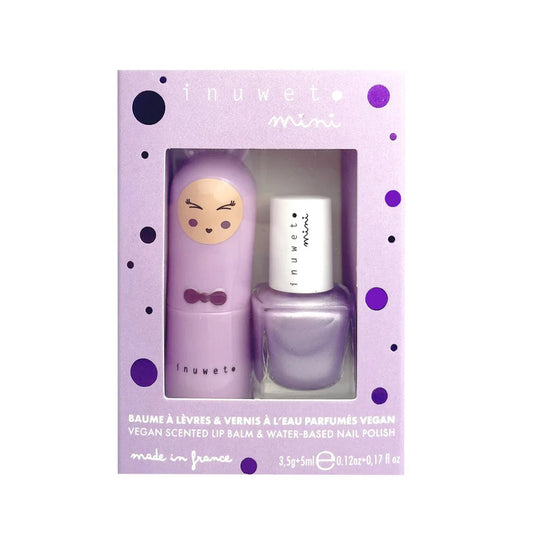 Inuwet Duo Lip Balm and Nailpolish Set