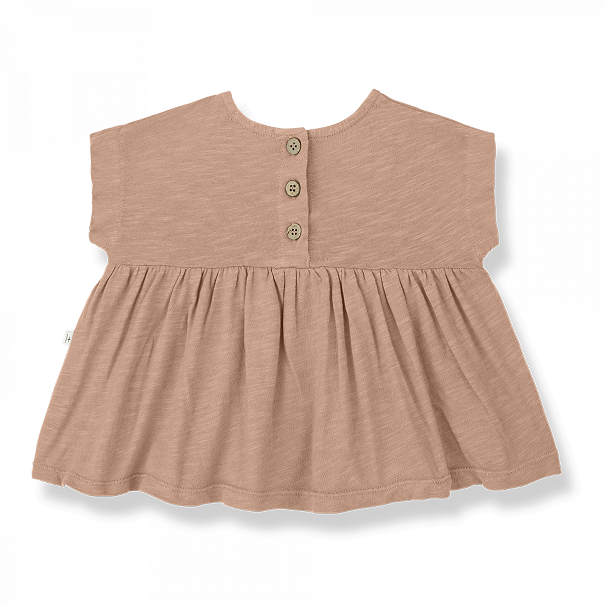 1+ In The Family Alda Top in the colour apricot for babies and toddlers