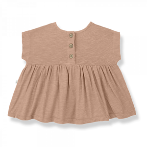 1+ In The Family Alda Top in the colour apricot for babies and toddlers