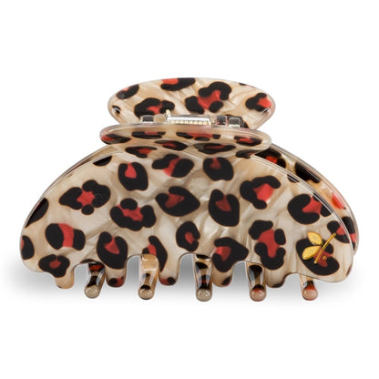 Luciole et Petit Pois Leopard Claw Clip