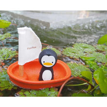 Load image into Gallery viewer, Plan Toys Sailing Boat With Penguin for boys/girls