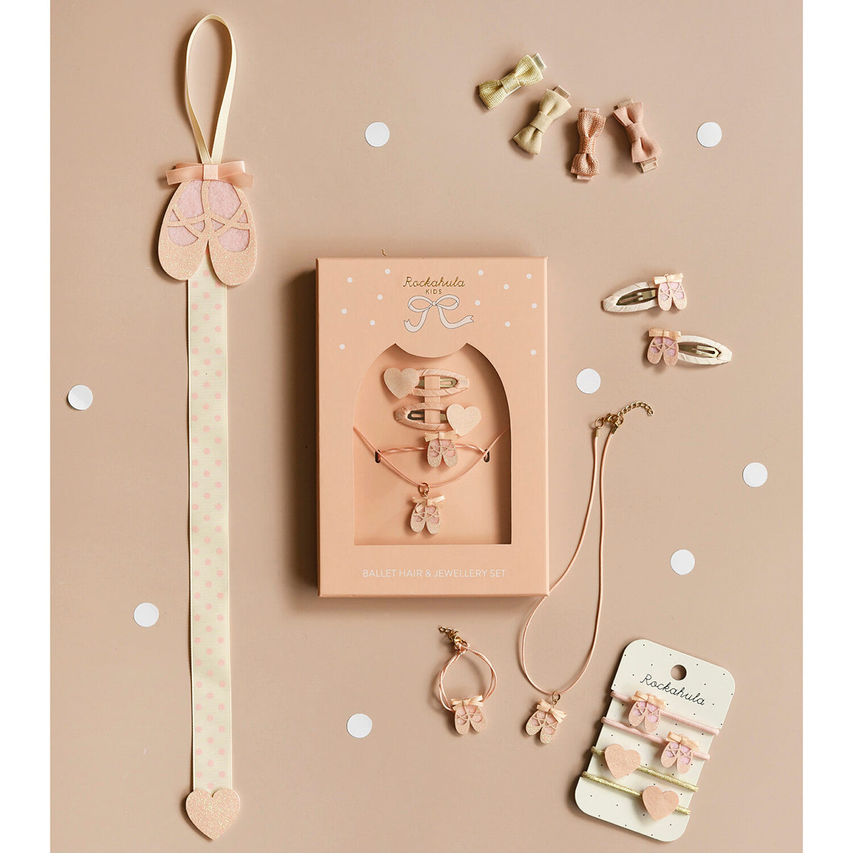 Rockahula Kids Linen Mini Bow Clips