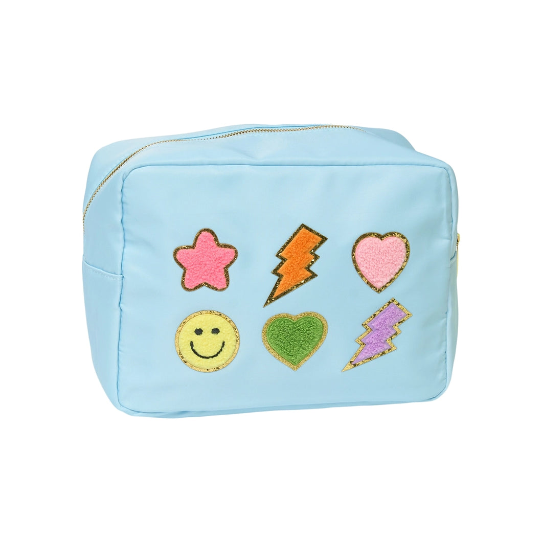 Malibu Sugar Pouch With Patches - Large