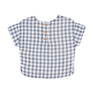 Búho Gingham Shirt for babies