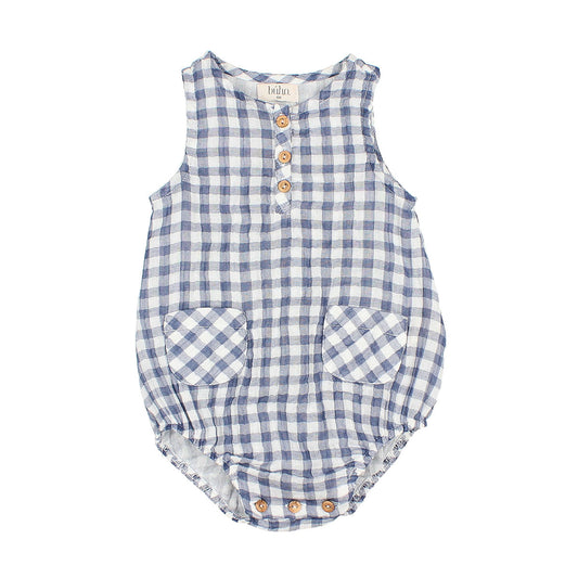 Búho Gingham Romper