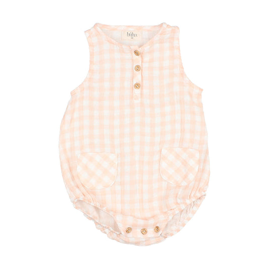 Búho Gingham Romper