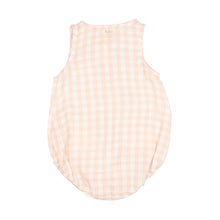 Load image into Gallery viewer, Búho Gingham Romper for babies