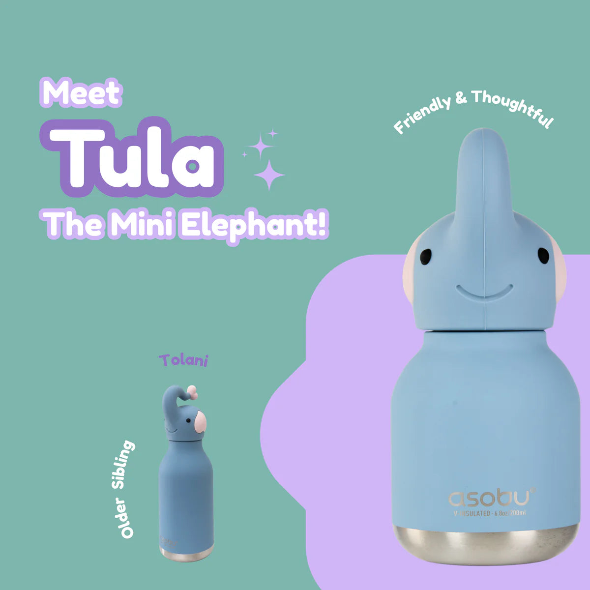 Asobu Elephant Mini Bestie Bottle