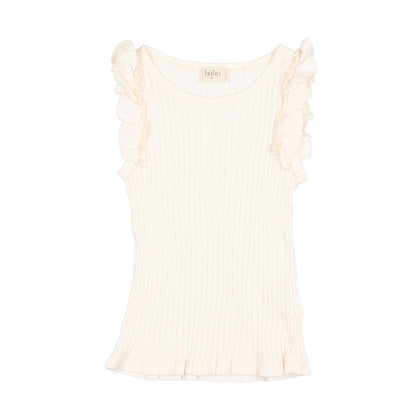 Búho Rib Ruffle T-Shirt ss24