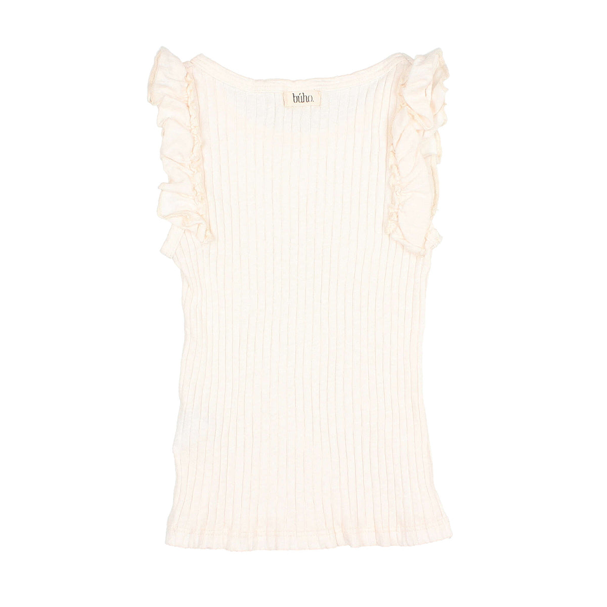 Búho Rib Ruffle T-Shirt
