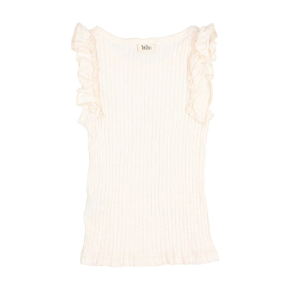 Búho Rib Ruffle T-Shirt