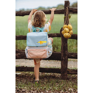 The Cotton Cloud Backpack with dog print