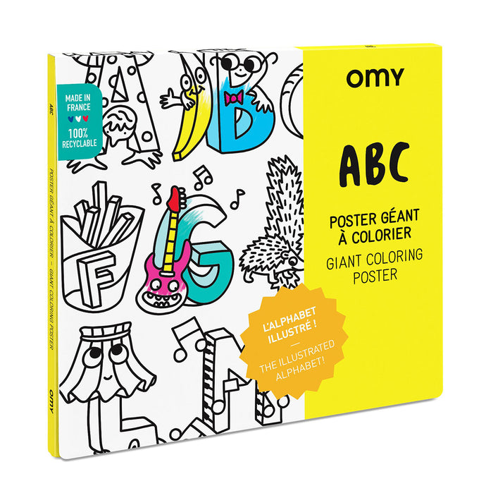OMY Colouring Poster - ABC