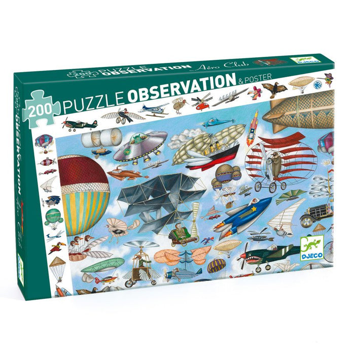 Djeco Observation Puzzle - Aeroclub