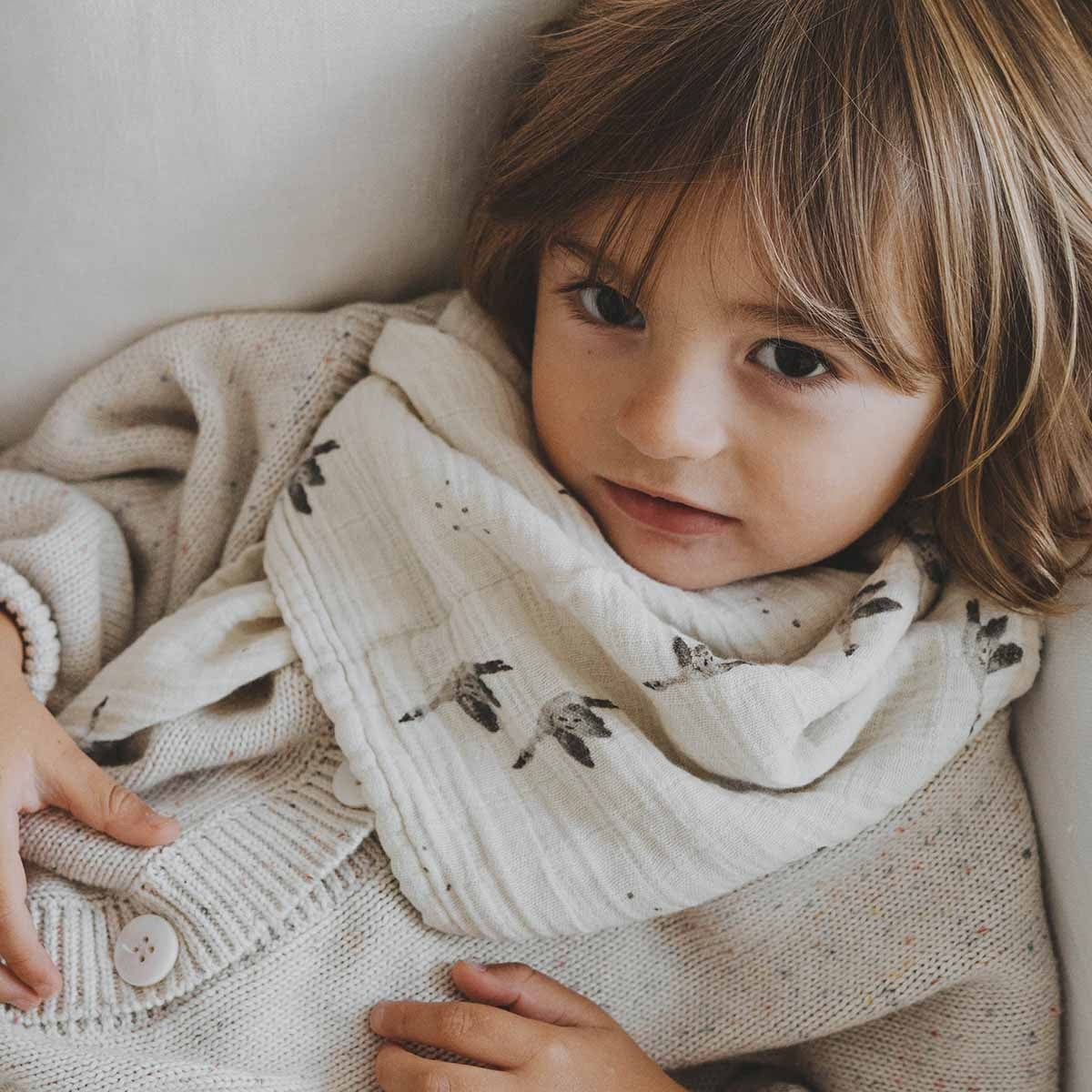 Rose In April Bianca Swaddle for babies