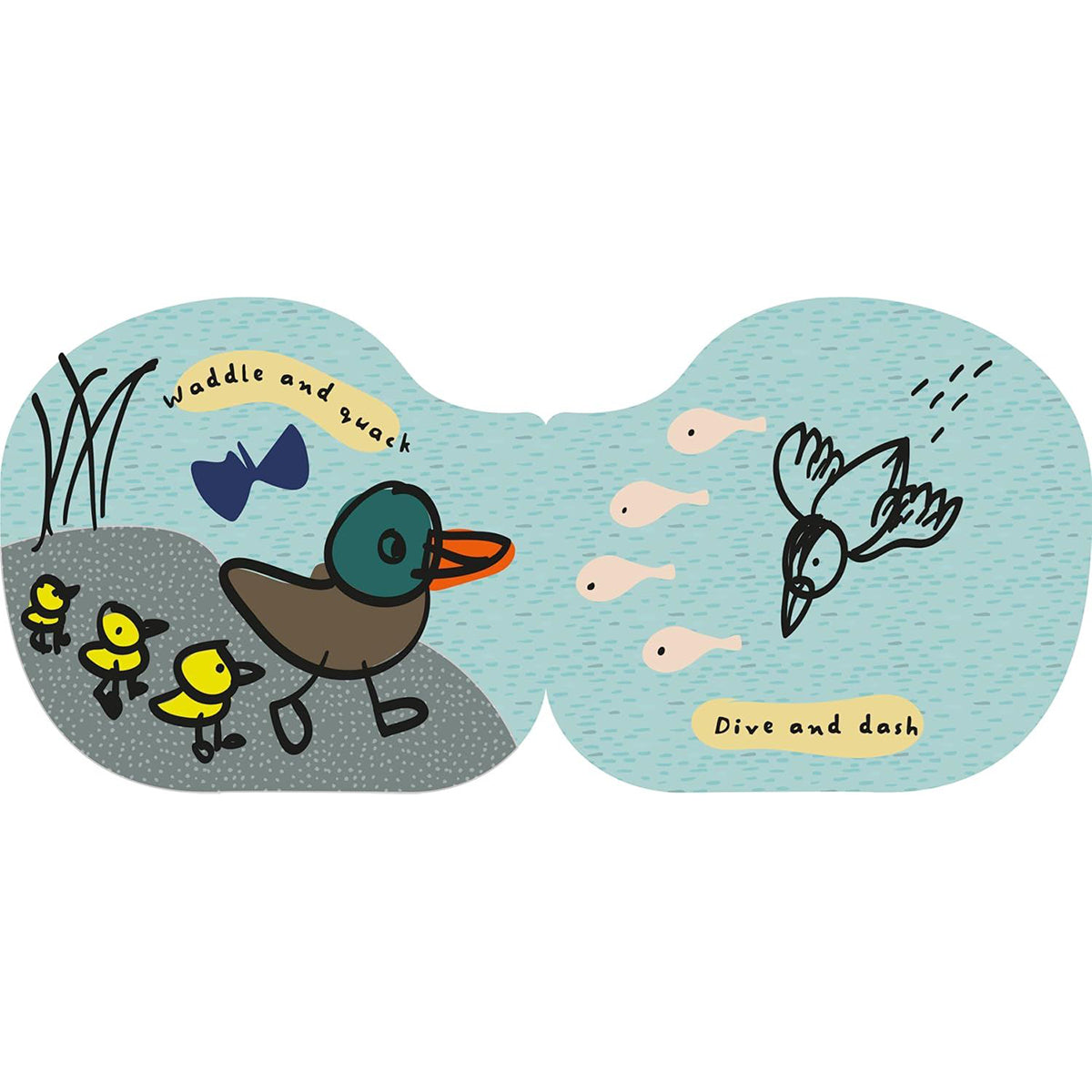 Wee Gallery Bath Book - Duck & Friends