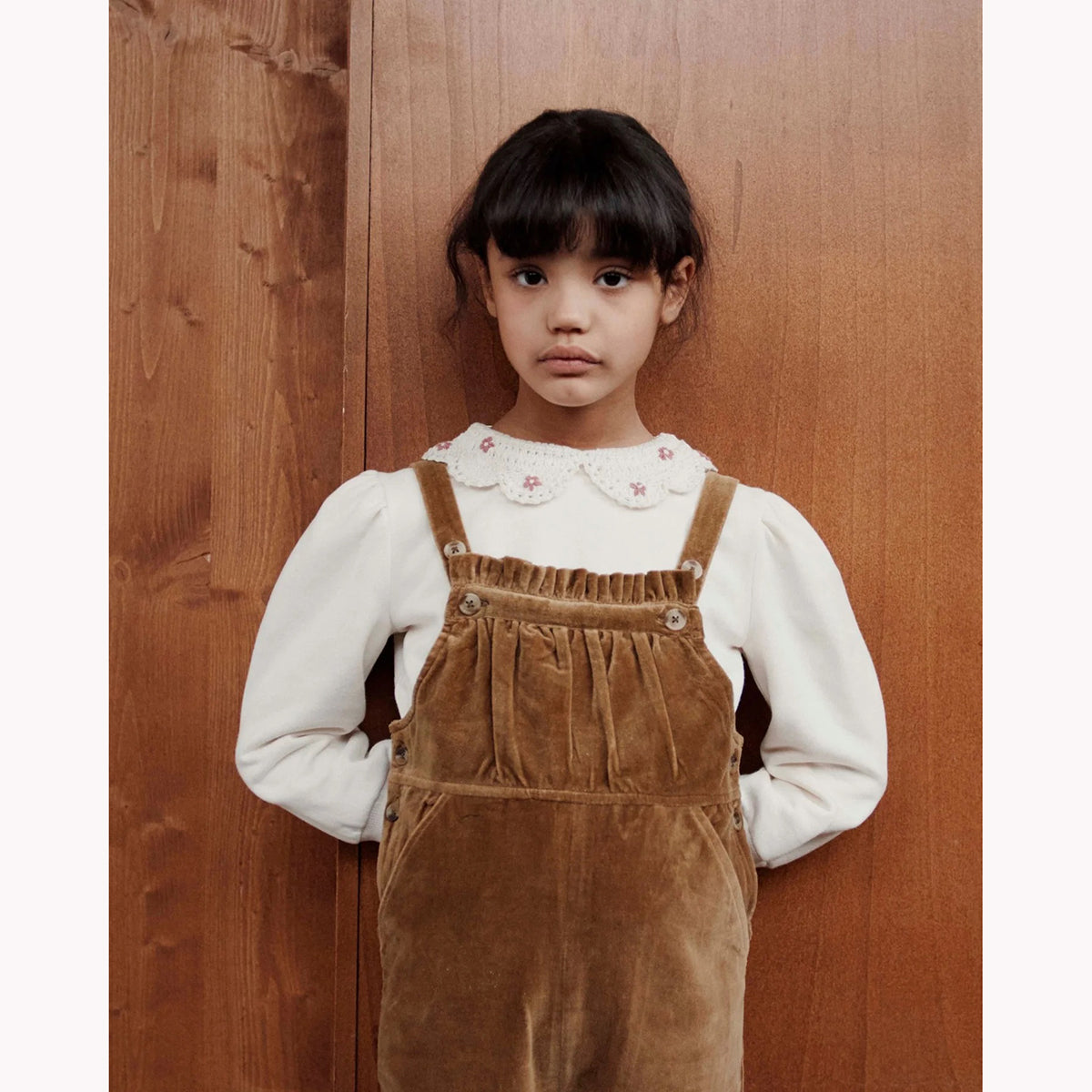 Emile Et Ida Crochet Collar Sweatshirt