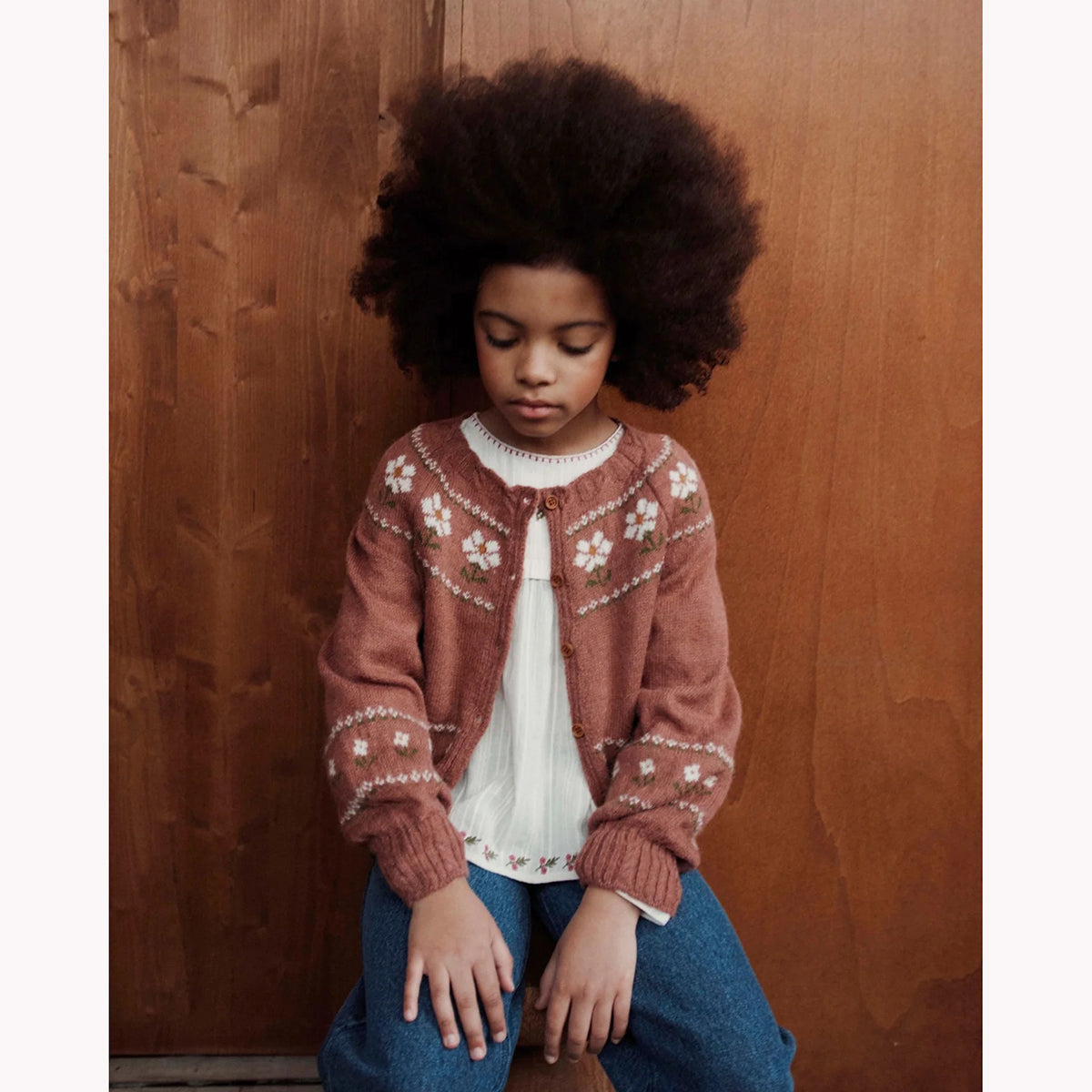 Emile Et Ida Daisy Cardigan