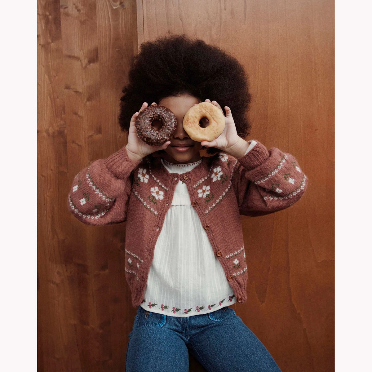 Emile Et Ida Daisy Cardigan