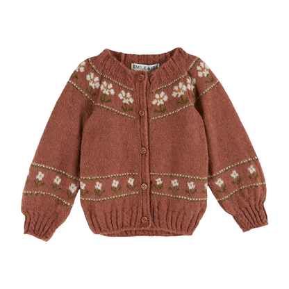 Emile Et Ida Daisy Cardigan