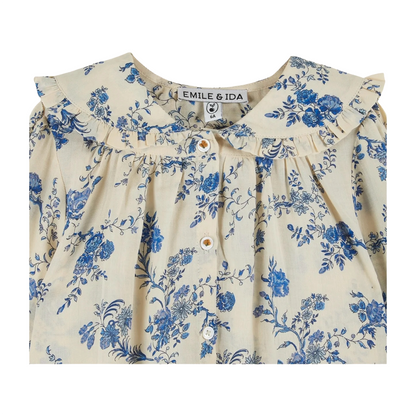 Emile Et Ida Bow Collar Orchid Blouse