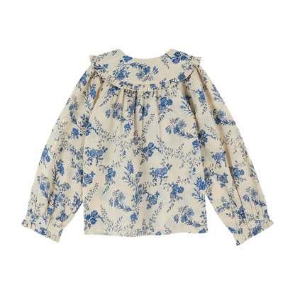 Emile Et Ida Bow Collar Orchid Blouse
