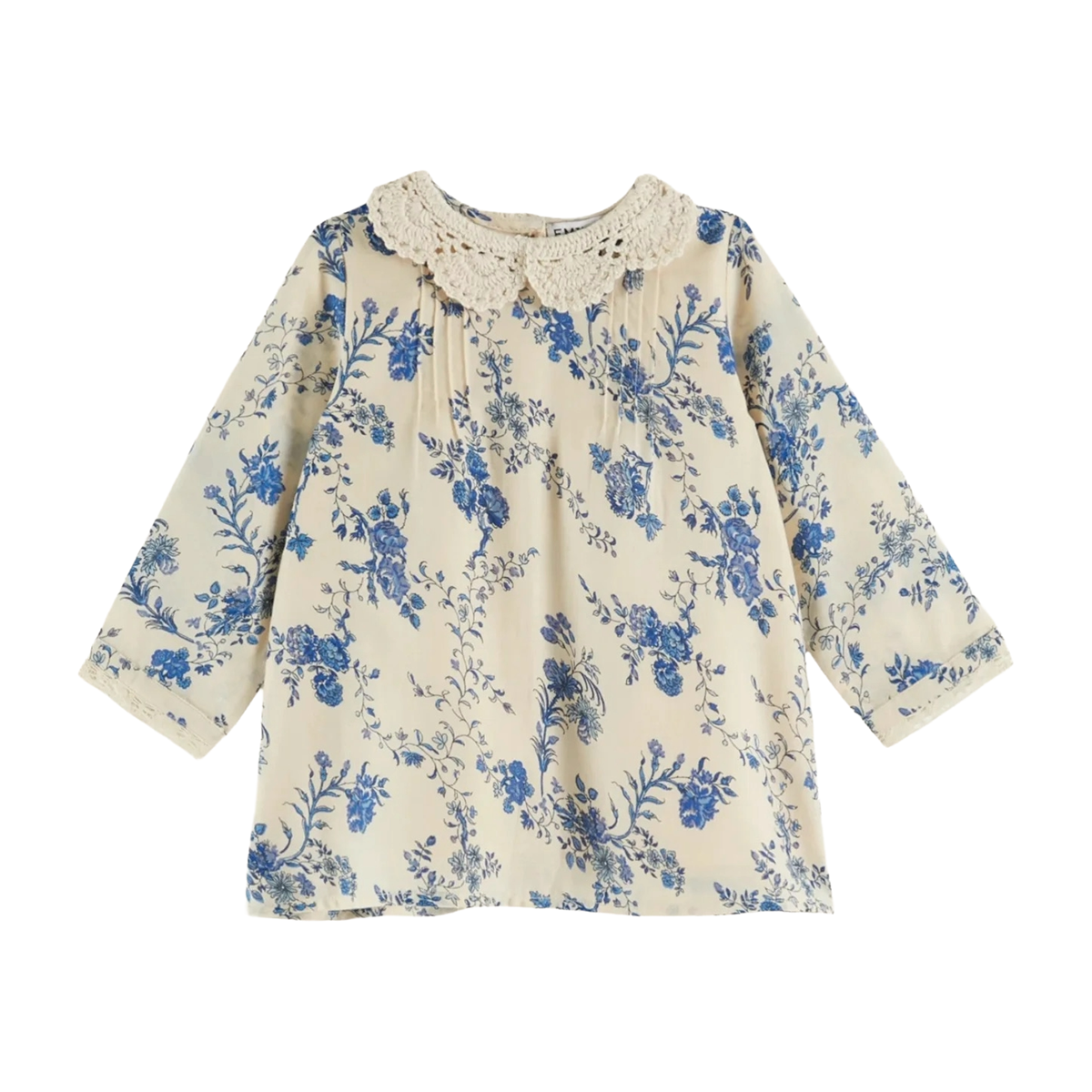 Emile Et Ida Orchid Crochet Collar Dress