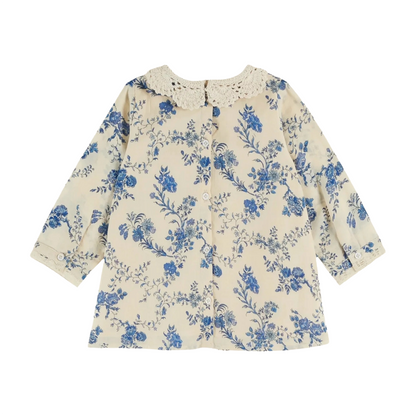 Emile Et Ida Orchid Crochet Collar Dress