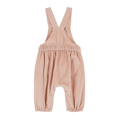 Emile Et Ida Corduroy Overall Flower Pockets