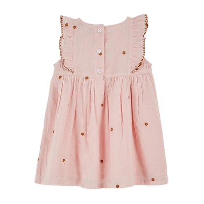 Emile Et Ida Flowers Embroidered Dress