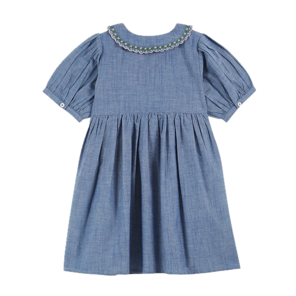 Emile Et Ida Smocked Hand Embroidered Dress