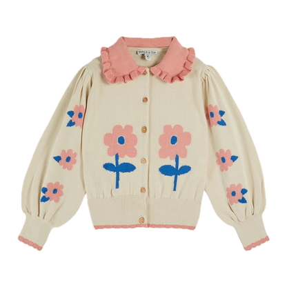 Emile Et Ida Flowers Cardigan