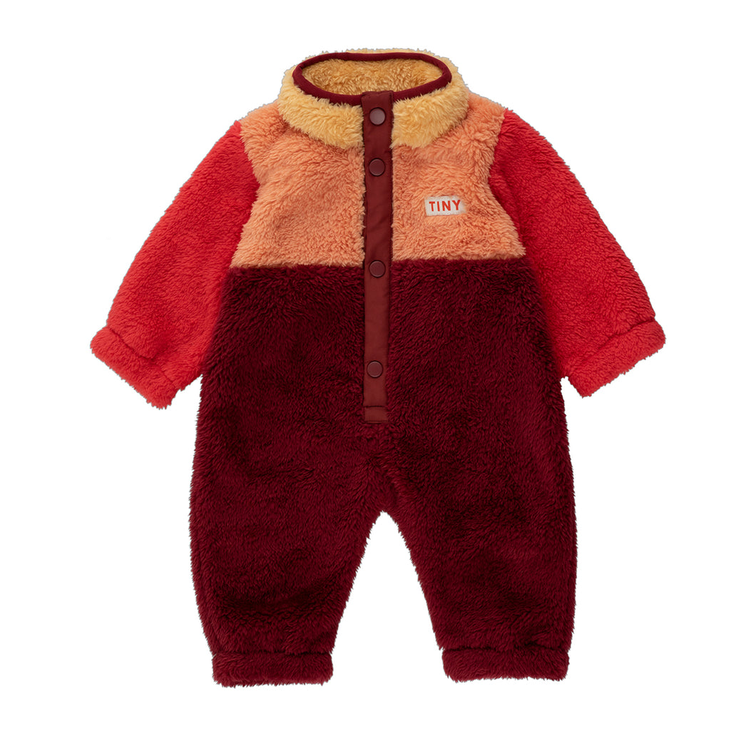 Tiny Cottons Colour Block Polar Sherpa Onepiece