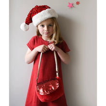 Load image into Gallery viewer, Rockahula Kids Sequin Velvet Santa Hat