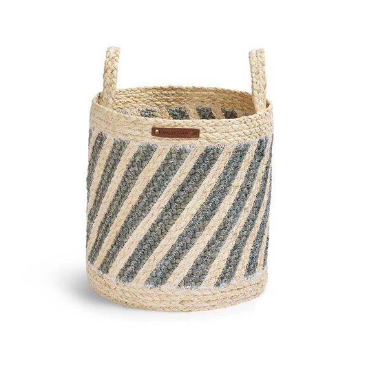 Avery Row Stripe Storage Basket - Medium