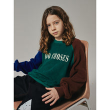 Load image into Gallery viewer, long-sleeved Colour Block Sweatshirt from bobo choses for toddlers, kids/children