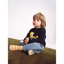 Load image into Gallery viewer, Bobo Choses Rubber Duck dark blue Jumper for babies and toddlers