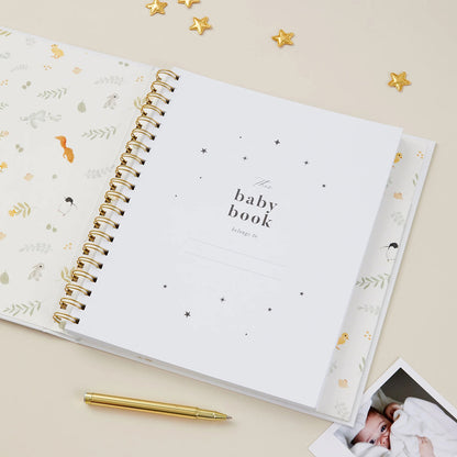 Blush and Gold My Baby Book - Baby Memory Book