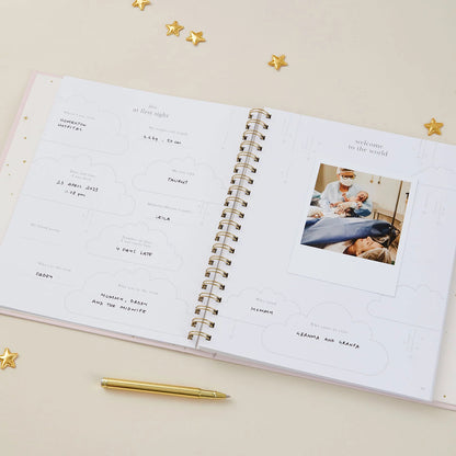 Blush and Gold My Baby Book - Baby Memory Book - Blush (Cloth)