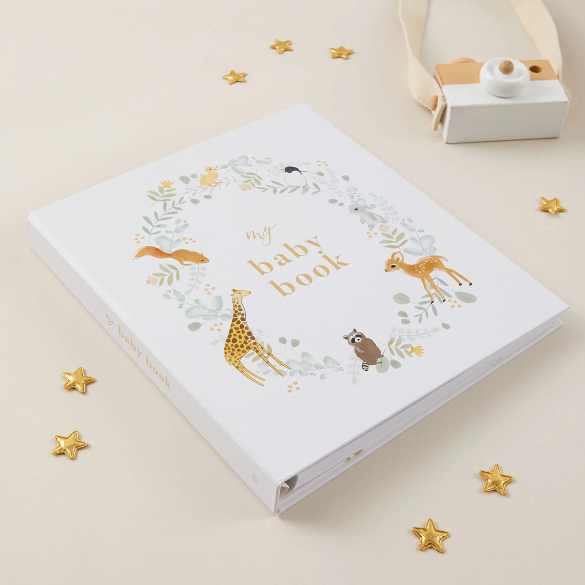 Blush and Gold My Baby Book - Baby Memory Book
