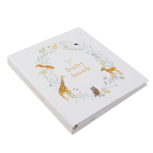 Blush and Gold My Baby Book - Baby Memory Book