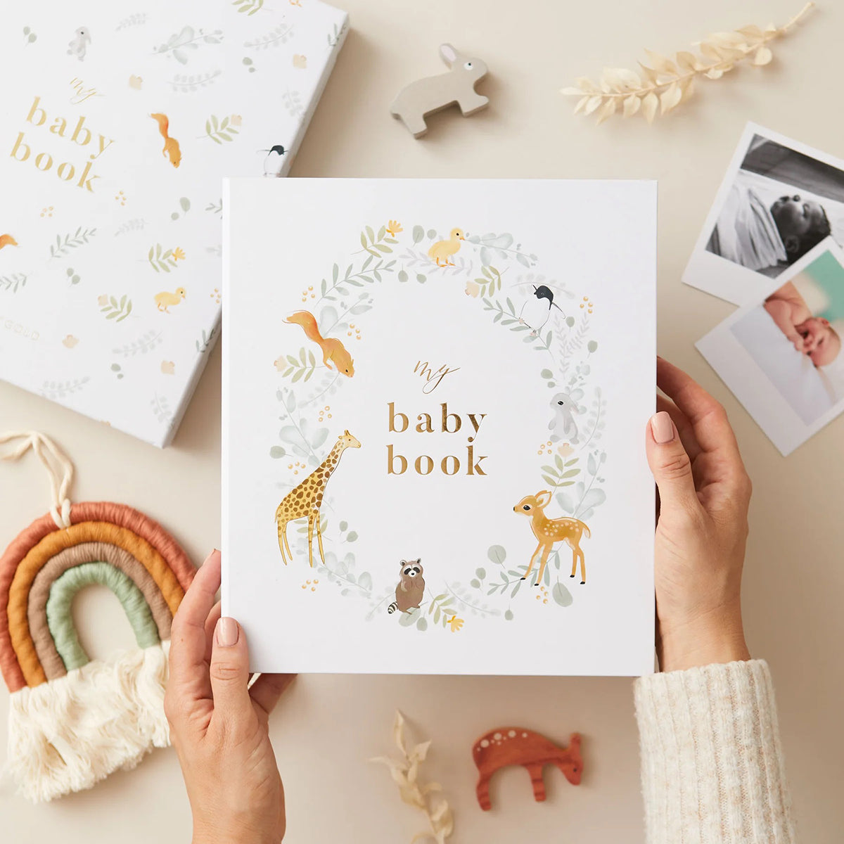 Blush and Gold My Baby Book - Baby Memory Book
