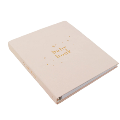 Blush and Gold My Baby Book - Baby Memory Book - Blush (Cloth)