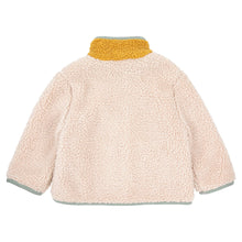 Load image into Gallery viewer, Bobo Choses Colour Block Sheepskin Jacket for babies and toddlers