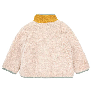 Bobo Choses Colour Block Sheepskin Jacket for babies and toddlers