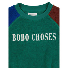 Load image into Gallery viewer, Bobo Choses Colour Block Sweatshirt for toddlers, kids/children