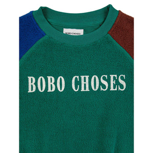 Bobo Choses Colour Block Sweatshirt for toddlers, kids/children