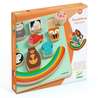 Djeco Relief Puzzle - Puzz & Boom Rainbow