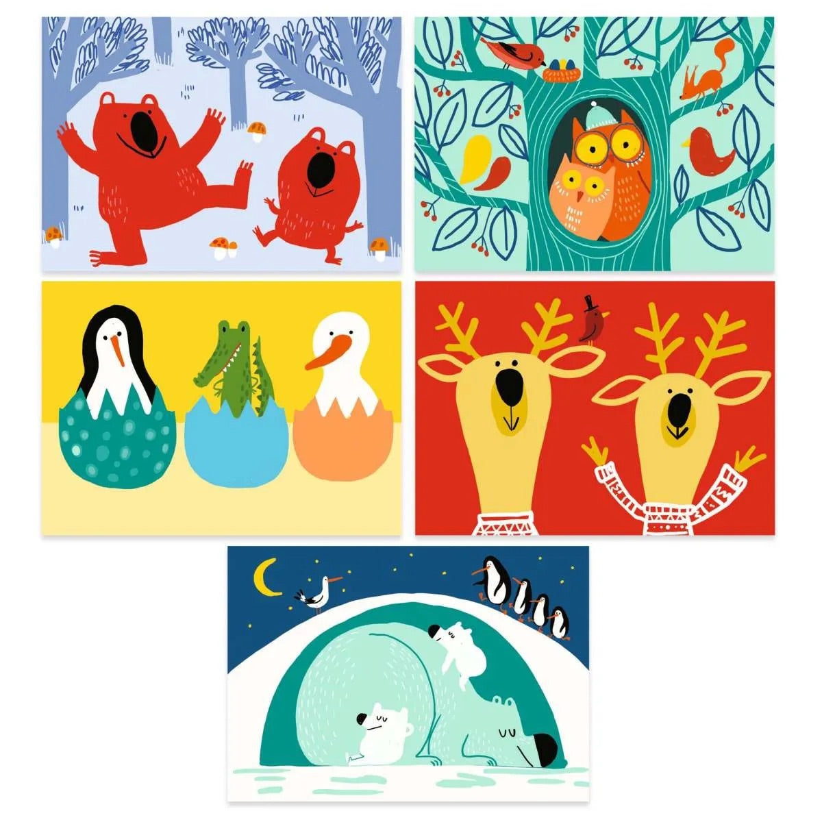 Djeco Scratch Card - Learning About Animals